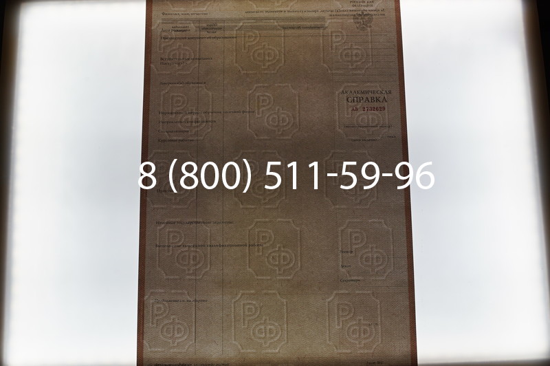 Купить Академическая справка 1996-2009 года в Тюмени