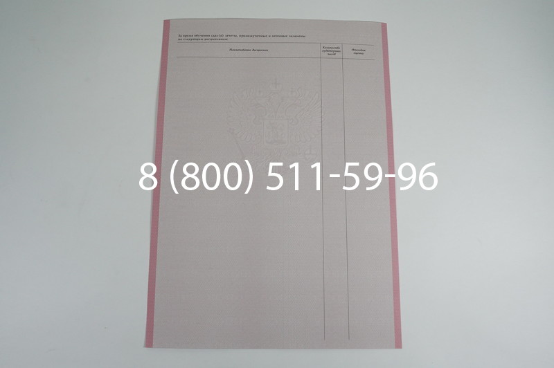 Заказать Академическая справка образца 1996-2009 год для колледжа в Тюмени