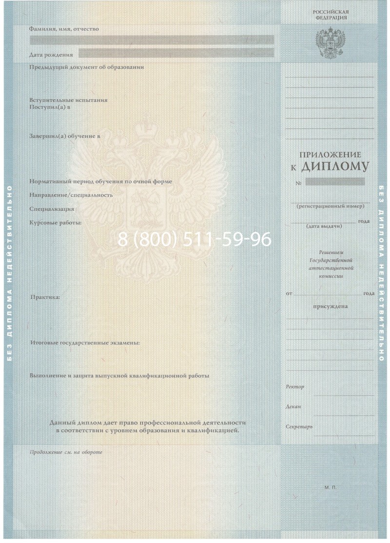 Заказать Диплом бакалавра 2012-2013 годов в Тюмени