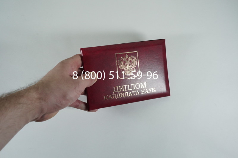 Диплом кандидата наук 2010 в Тюмени