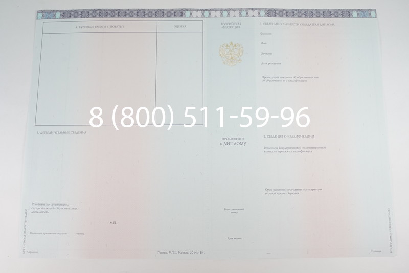 Диплом магистра 2014-2026 года в Тюмени