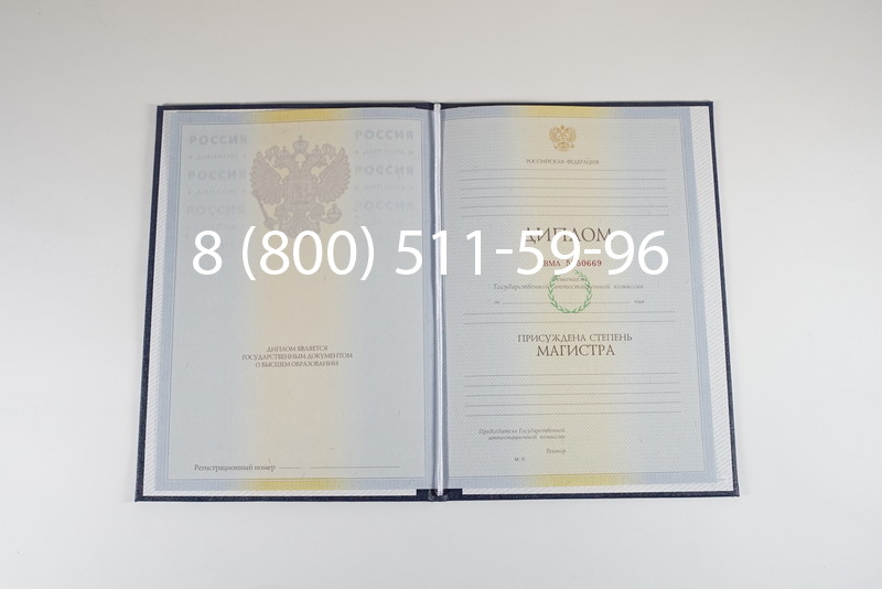 Диплом магистра 2010-2011 годов в Тюмени