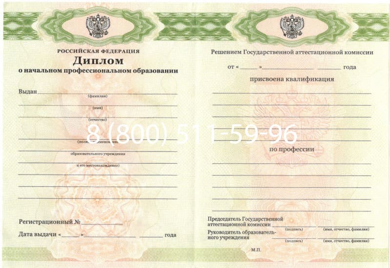 Купить Диплом о начальном образовании  2010-2026 годов в Тюмени