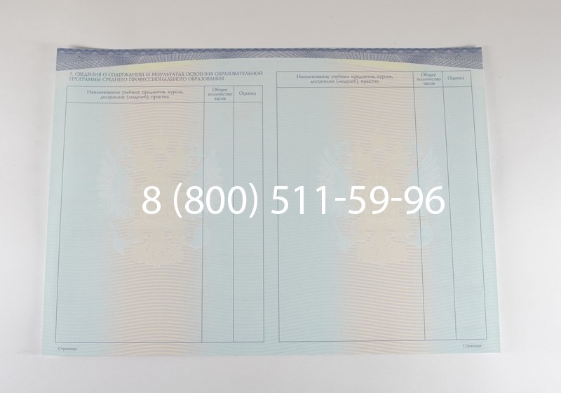 Диплом о среднем образовании (Спецбланк) 2014-2026 года в Тюмени