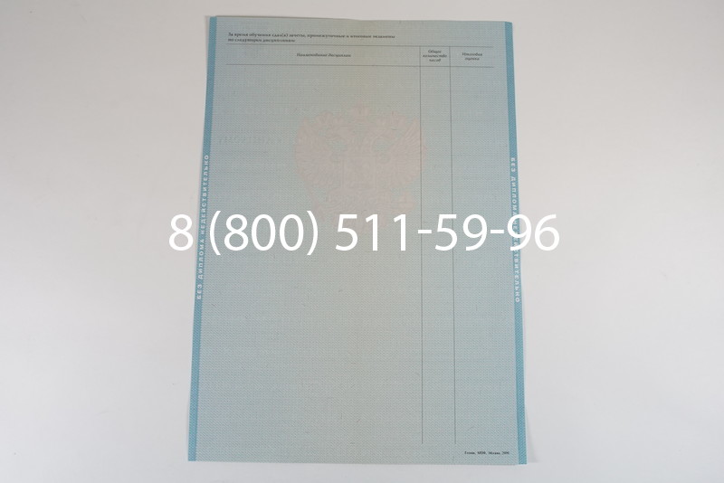 Диплом о высшем образовании 2010-2011 годов в Тюмени