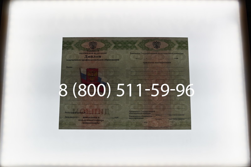 Заказать Диплом ПТУ 2014-2026 года в Тюмени