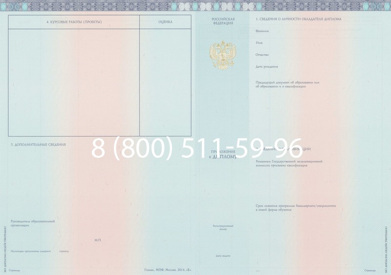 Заказать Диплом специалиста 2014-2026 года в Тюмени
