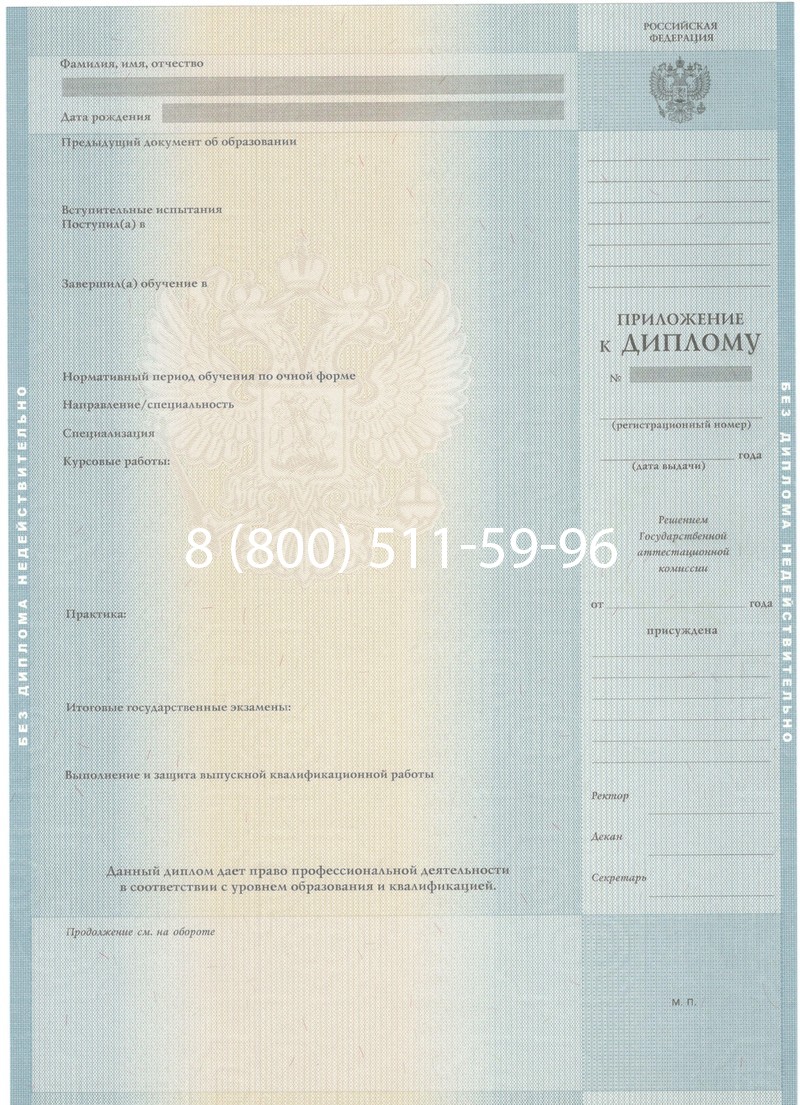 Заказать Диплом специалиста 2012-2013 годов в Тюмени