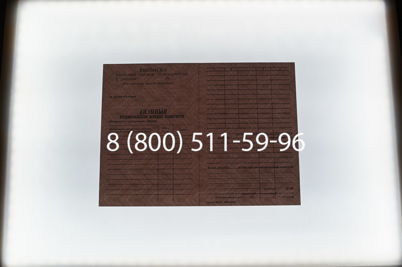 Заказать Диплом училища 1995-2006 годов в Тюмени