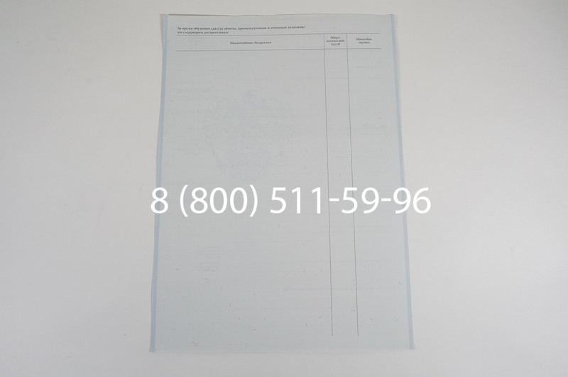 Диплом училища 2007-2009 годов в Тюмени