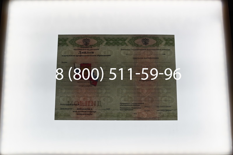Заказать Диплом училища 2010 год в Тюмени